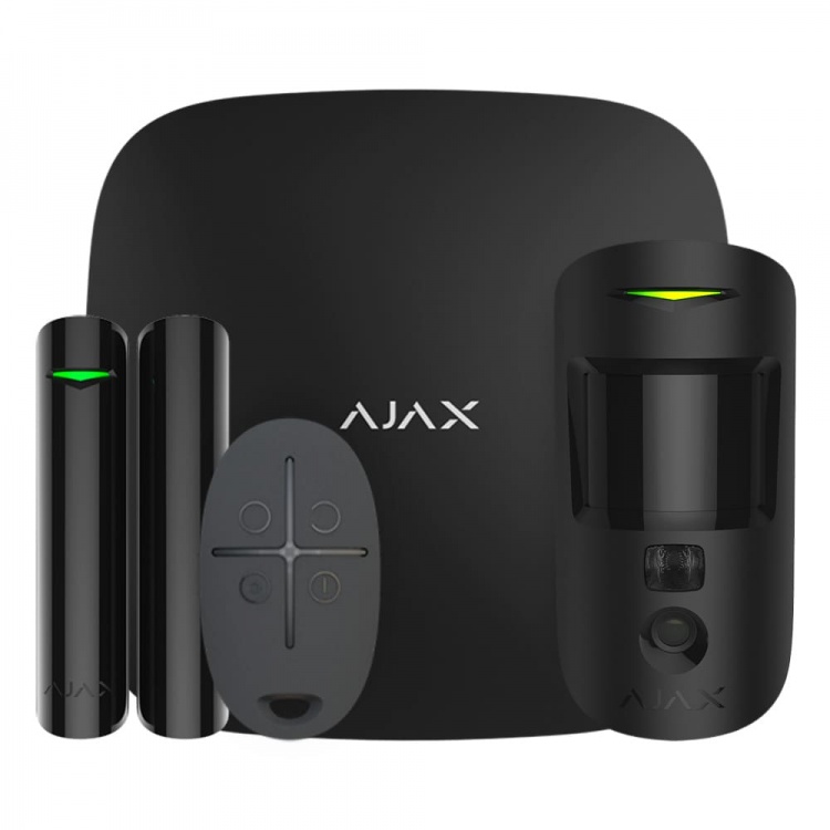 Комплект охранной сигнализации Ajax StarterKit Cam Plus - купить в Атырау