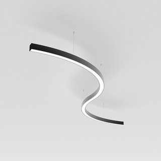 Светильник SP-LINE-HANG ARC-S3535-D1500-124W Warm3000 (BLACK, 230V) (Arlight, Металл) с гарантией 
