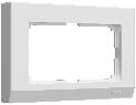 Рамка для двойной розетки Werkel WL04-Frame-01-DBL Stark (белый) - купить в Атырау