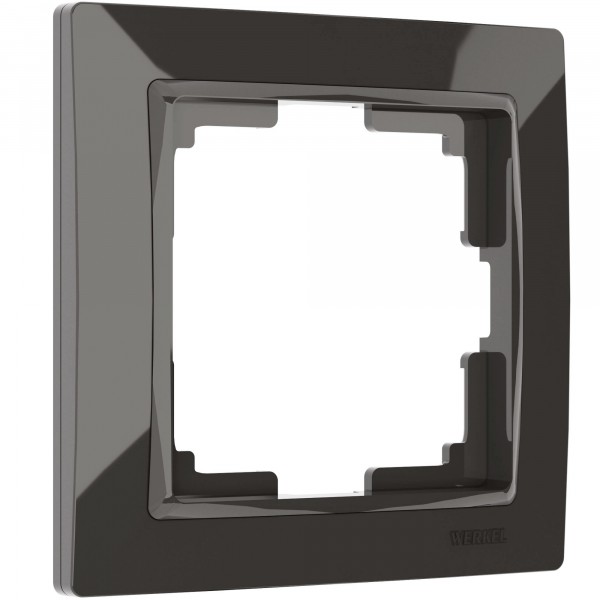 Рамка на 1 пост Werkel WL03-Frame-01 Snabb Basic (серо–коричневый) - купить в Атырау