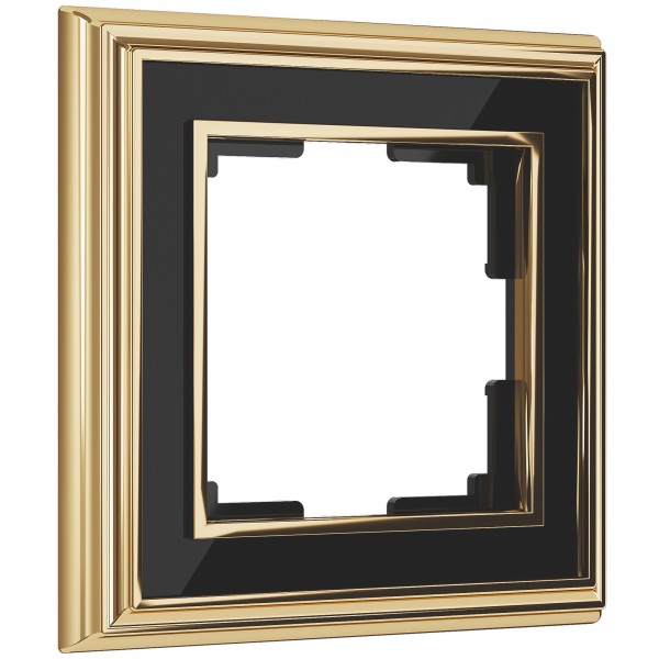 Рамка на 1 пост Werkel WL17-Frame-01 Palacio (золото / черный) - купить в Атырау