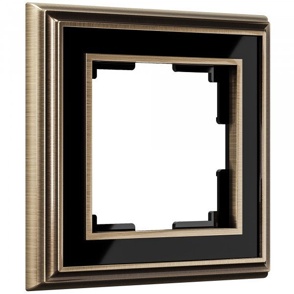 Рамка на 1 пост Werkel WL17-Frame-01 Palacio (бронза / черный) - купить в Атырау